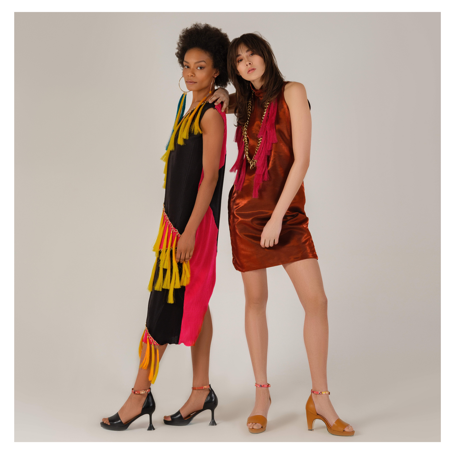 dr LIZA Ngozi sandal - BLACK